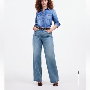 Madewell Tall Curvy Perfect Vintage Wide Leg Jeans - Enmore Wash